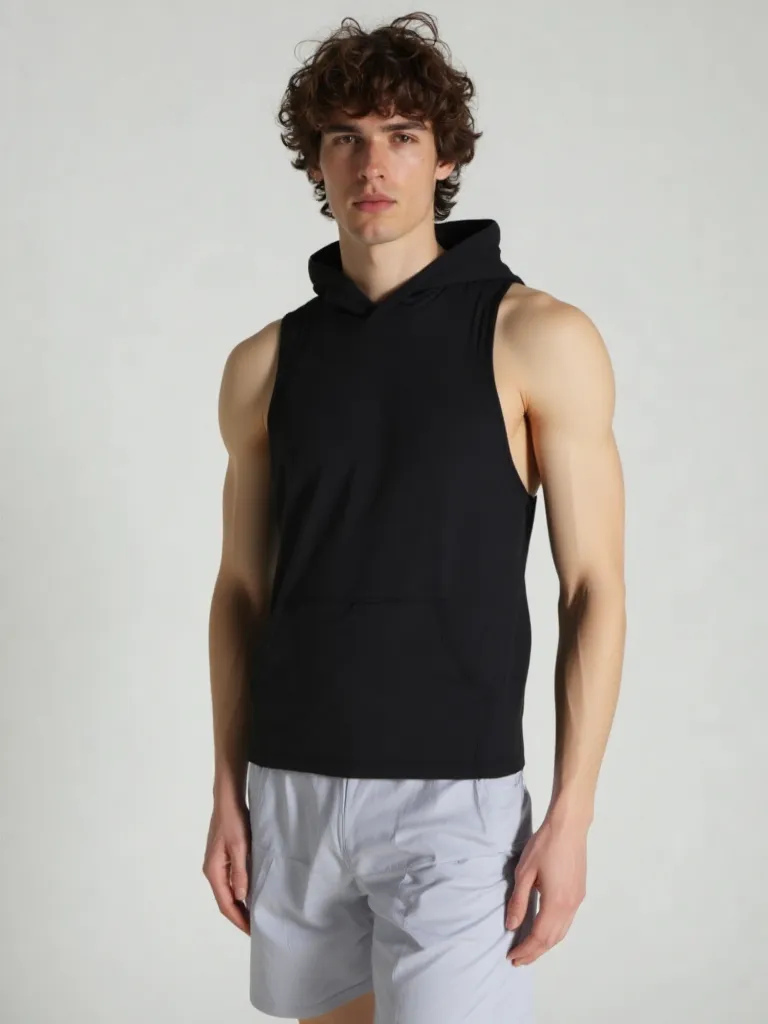 BVD TEXFLEX CON CAPUCHA (S, Negro)