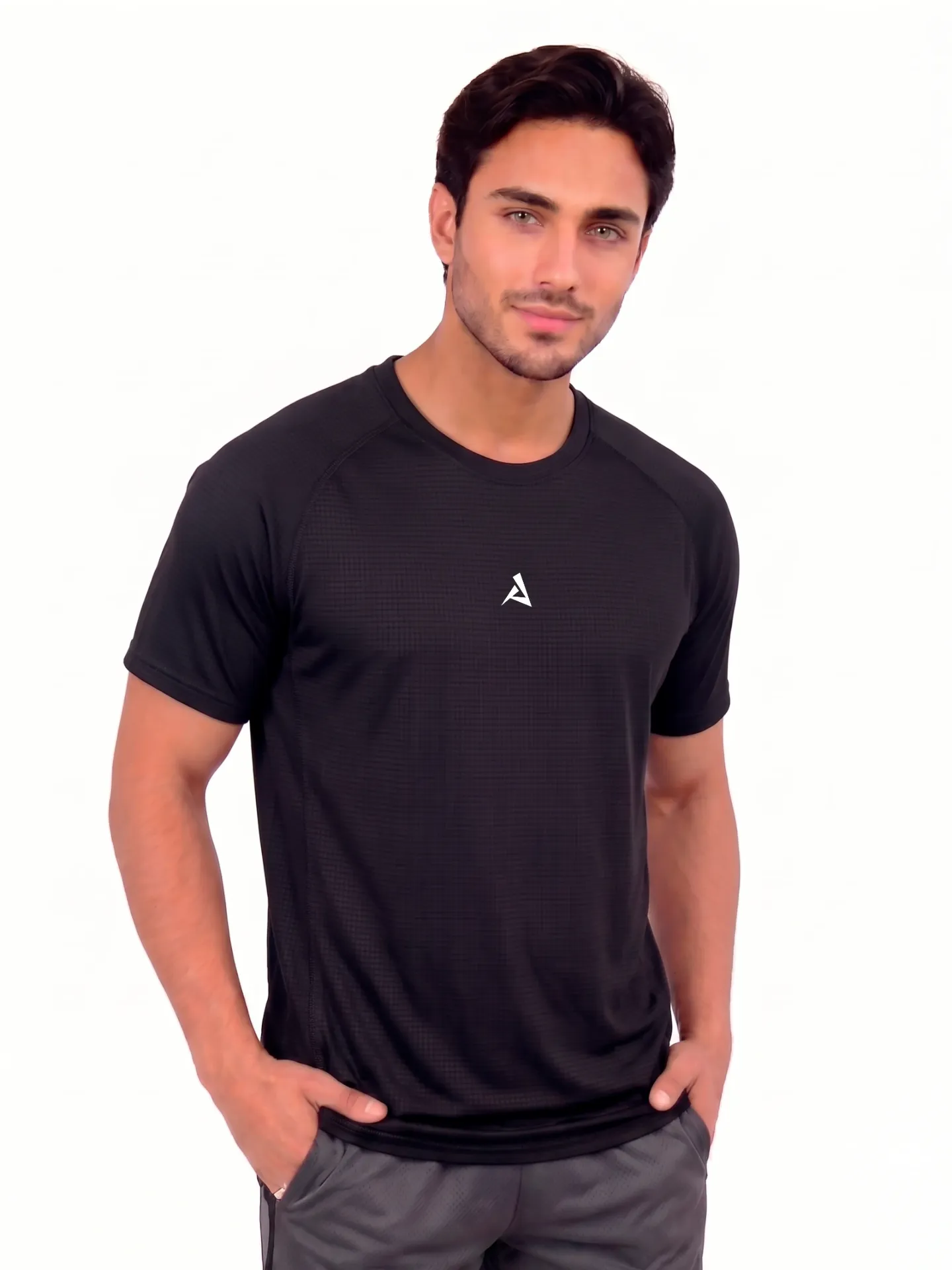 POLO DEPORTIVO LICRA COLOMBIANA MALLA | MANGA CORTA - CUELLO REDONDO