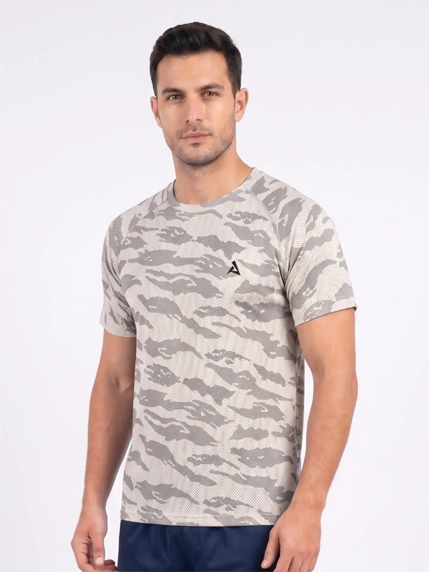 POLO DEPORTIVO LICRA COLOMBIANA CAMUFLADO | MANGA CORTA - CUELLO REDONDO